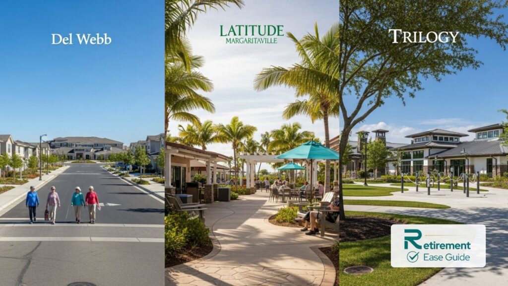 Del Webb Latitude Margaritaville Trilogy Communities Comparison
