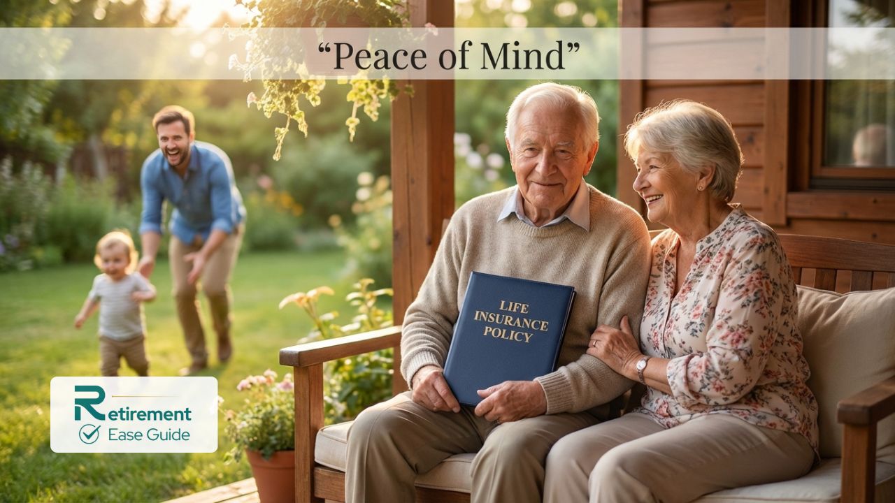 Senior couple feeling relieved after securing the best life insurance policy for seniors