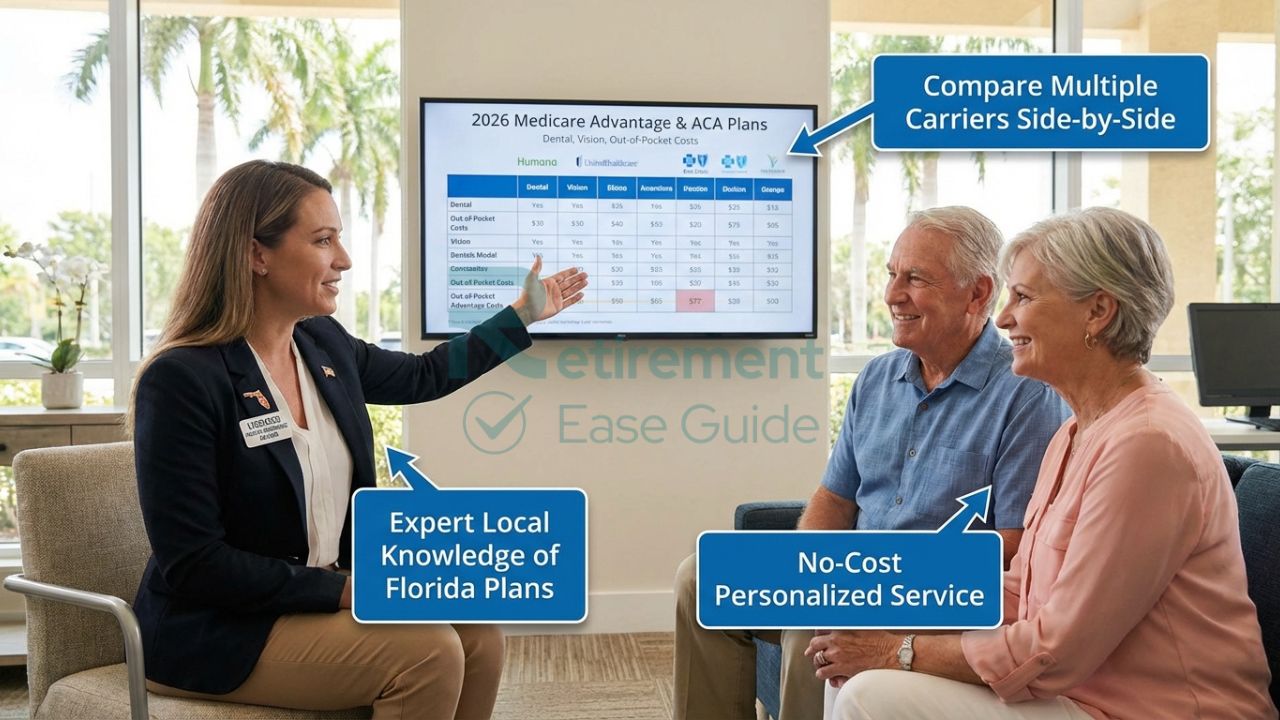 Local health insurance advisor in Florida providing personalized plan comparison for 2026 coverage