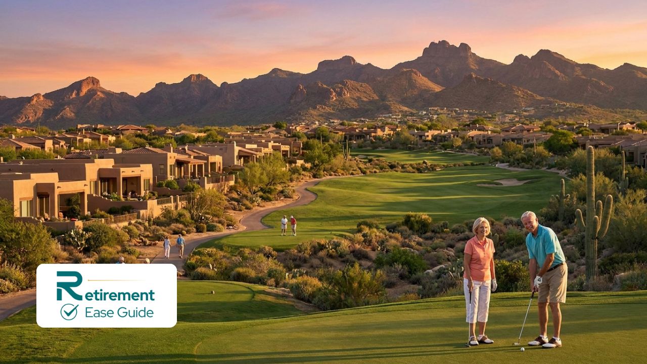 Stunning Arizona 55+ retirement community with golf course and mountain views