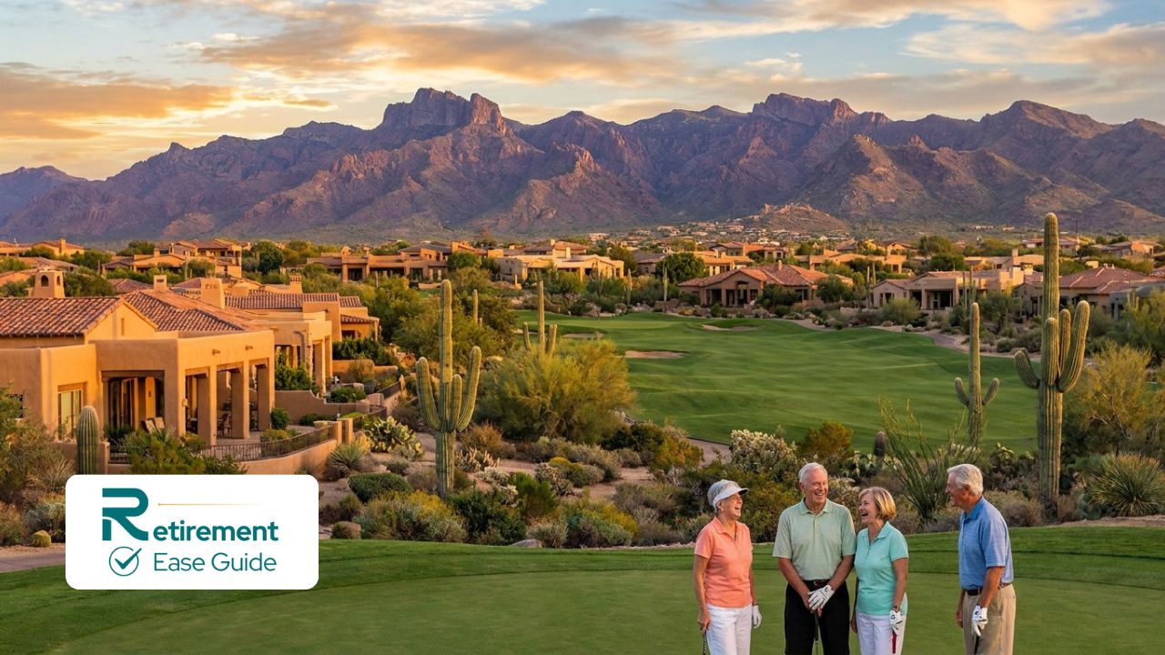 Stunning Arizona 55+ retirement community with golf course and mountain views