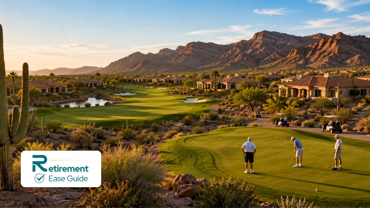 Stunning Arizona golf retirement community with mountain views and desert golf course